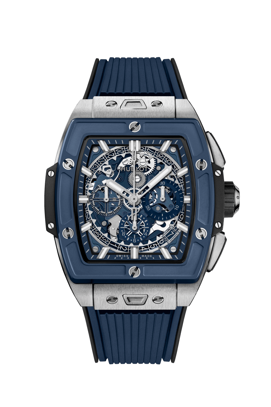 Men's watch / unisex  HUBLOT, Spirit Of Big Bang Titanium Blue Ceramic / 42mm, SKU: 642.NL.7170.RX | watchphilosophy.co.uk