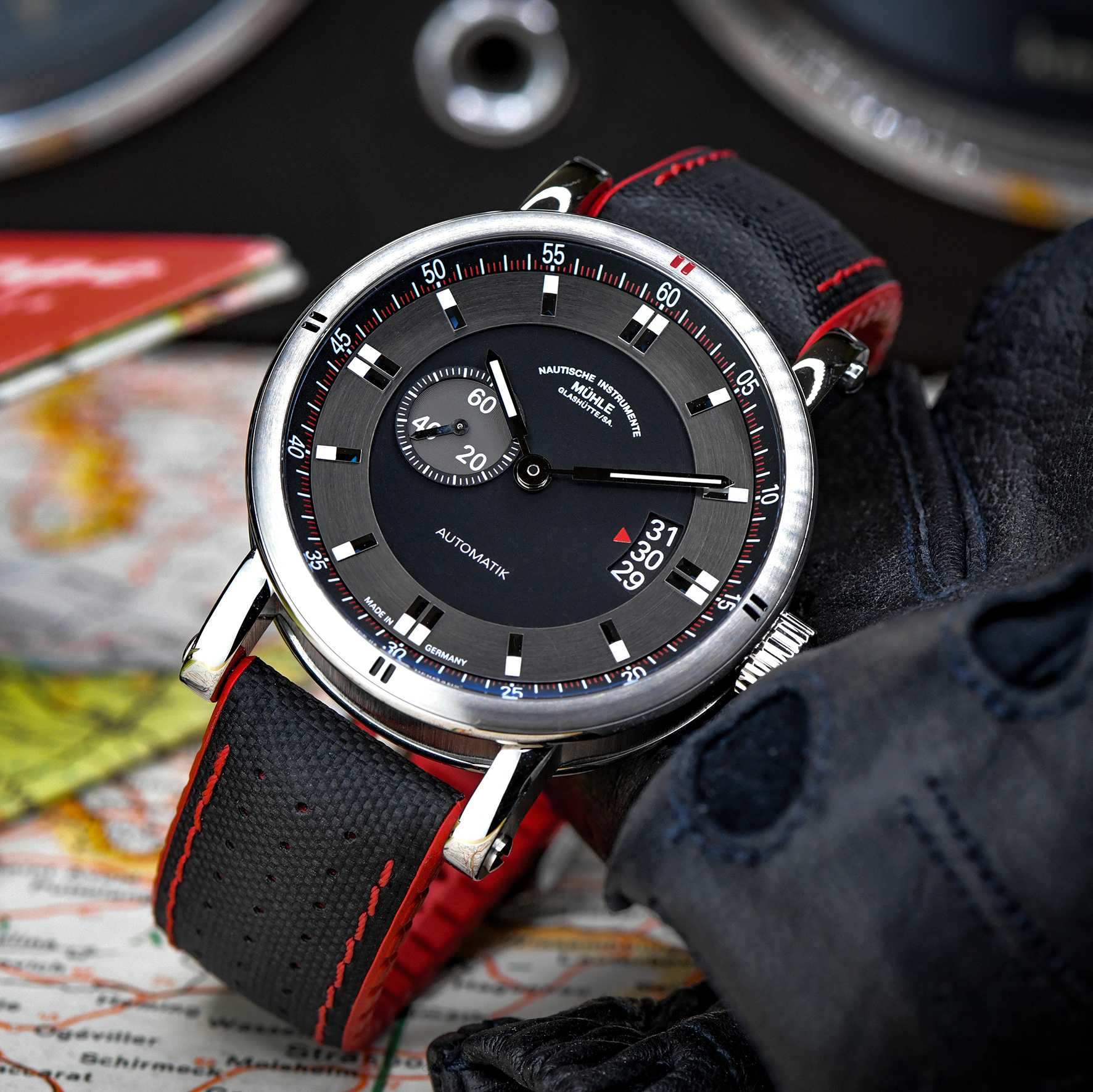 Men's watch / unisex  MÜHLE-GLASHÜTTE, Teutonia Sport II / 41.6 mm, SKU: M1-29-73-LK | watchphilosophy.co.uk