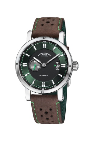 Men's watch / unisex  MÜHLE-GLASHÜTTE, Teutonia Sport II “Racing Green” / 41.6 mm, SKU: M1-29-74-LB-B | watchphilosophy.co.uk