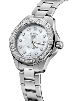 Ladies' watch  TAG HEUER, Aquaracer Professional 200 Solargraph / 34mm, SKU: WBP1314.BA0005 | watchphilosophy.co.uk