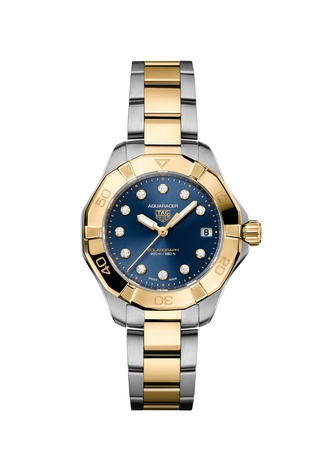 Ladies' watch  TAG HEUER, Aquaracer Professional 200 Solargraph / 34mm, SKU: WBP1323.BB0004 | watchphilosophy.co.uk
