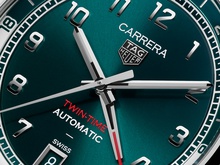 Men's watch / unisex  TAG HEUER, Carrera Day Twin-Time  / 41mm, SKU: WDA2114.BA0043 | watchphilosophy.co.uk