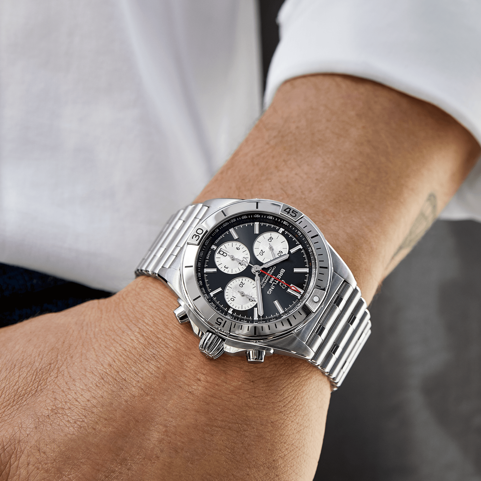 Men's watch / unisex  BREITLING, Chronomat B01 / 42mm, SKU: AB0134101B1A1 | watchphilosophy.co.uk