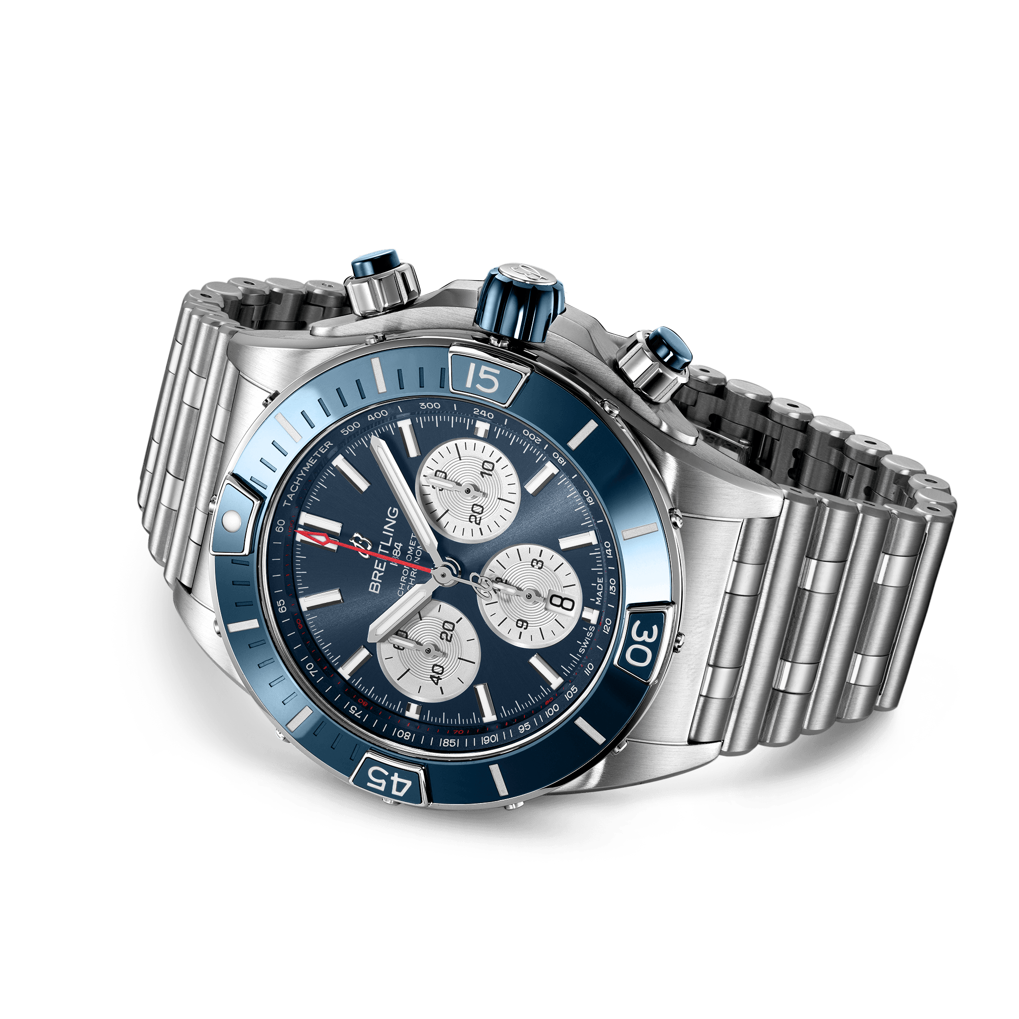 Men's watch / unisex  BREITLING, Super Chronomat B01 / 44mm, SKU: AB0136161C1A1 | watchphilosophy.co.uk