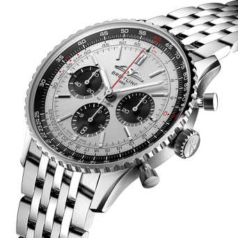 Men's watch / unisex  BREITLING, Navitimer B01 Chronograph / 43mm, SKU: AB0138241G1A1 | watchphilosophy.co.uk