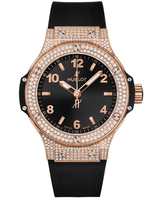 Men's watch / unisex  HUBLOT, Big Bang Gold Pave / 38mm, SKU: 361.PX.1280.RX.1704 | watchphilosophy.co.uk