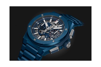 Men's watch / unisex  HUBLOT, Big Bang Integral Blue Ceramic / 42mm, SKU: 451.EX.5123.EX | watchphilosophy.co.uk
