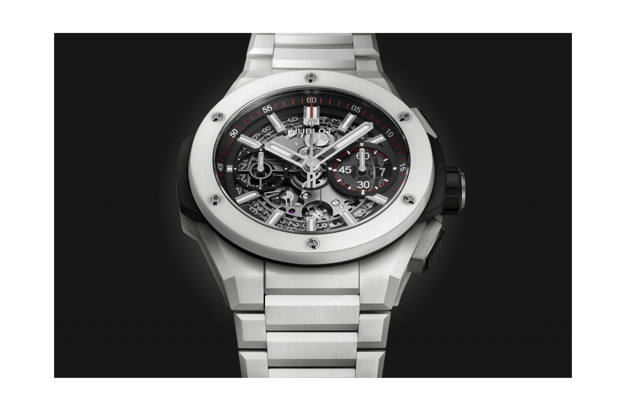 Men's watch / unisex  HUBLOT, Big Bang Integrated White Ceramic / 42mm, SKU: 451.HX.1123.HX | watchphilosophy.co.uk