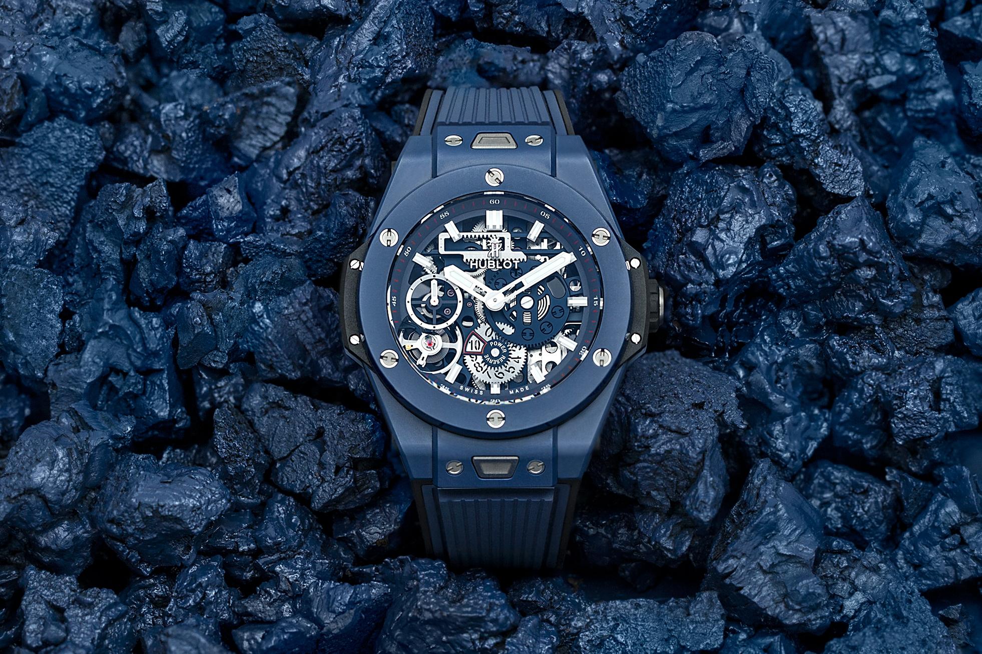 Men's watch / unisex  HUBLOT, Big Bang Meca-10 Ceramic Blue / 45mm, SKU: 414.EX.5123.RX | watchphilosophy.co.uk