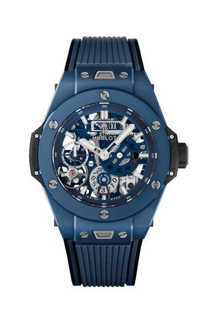 Men's watch / unisex  HUBLOT, Big Bang Meca-10 Ceramic Blue / 45mm, SKU: 414.EX.5123.RX | watchphilosophy.co.uk
