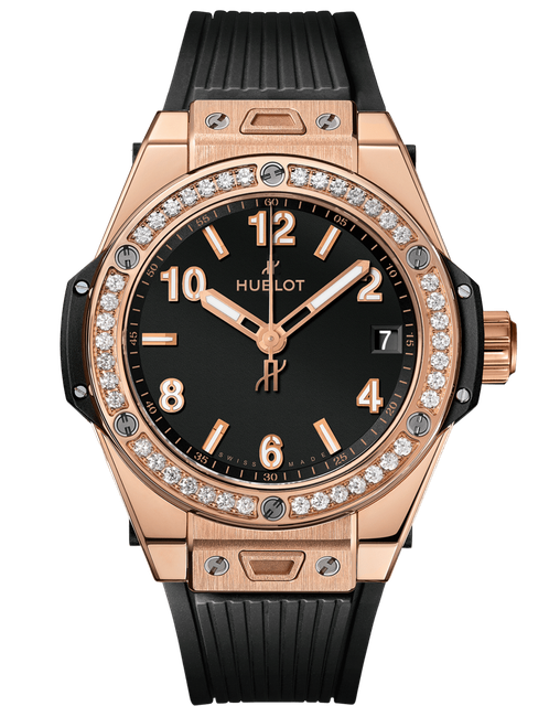 Ladies' watch  HUBLOT, Big Bang One Click King Gold Diamonds / 39mm, SKU: 465.OX.1180.RX.1204 | watchphilosophy.co.uk