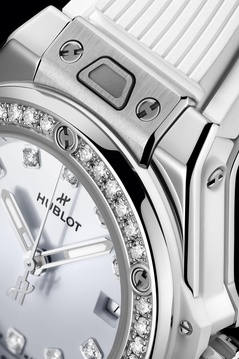 Ladies' watch  HUBLOT, Big Bang One Click Steel White Diamonds / 33mm, SKU: 485.SE.2210.RW.1204 | watchphilosophy.co.uk