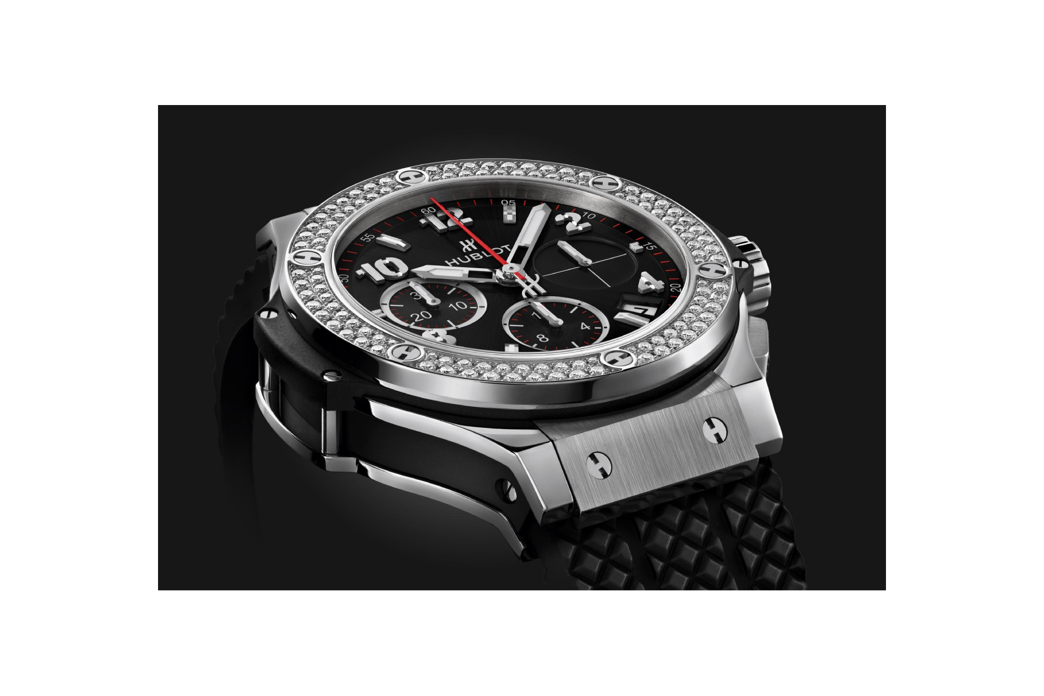 Men's watch / unisex  HUBLOT, Big Bang Steel Diamonds / 41mm, SKU: 341.SX.130.RX.114 | watchphilosophy.co.uk