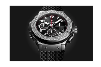Men's watch / unisex  HUBLOT, Big Bang Steel Diamonds / 41mm, SKU: 341.SX.130.RX.114 | watchphilosophy.co.uk