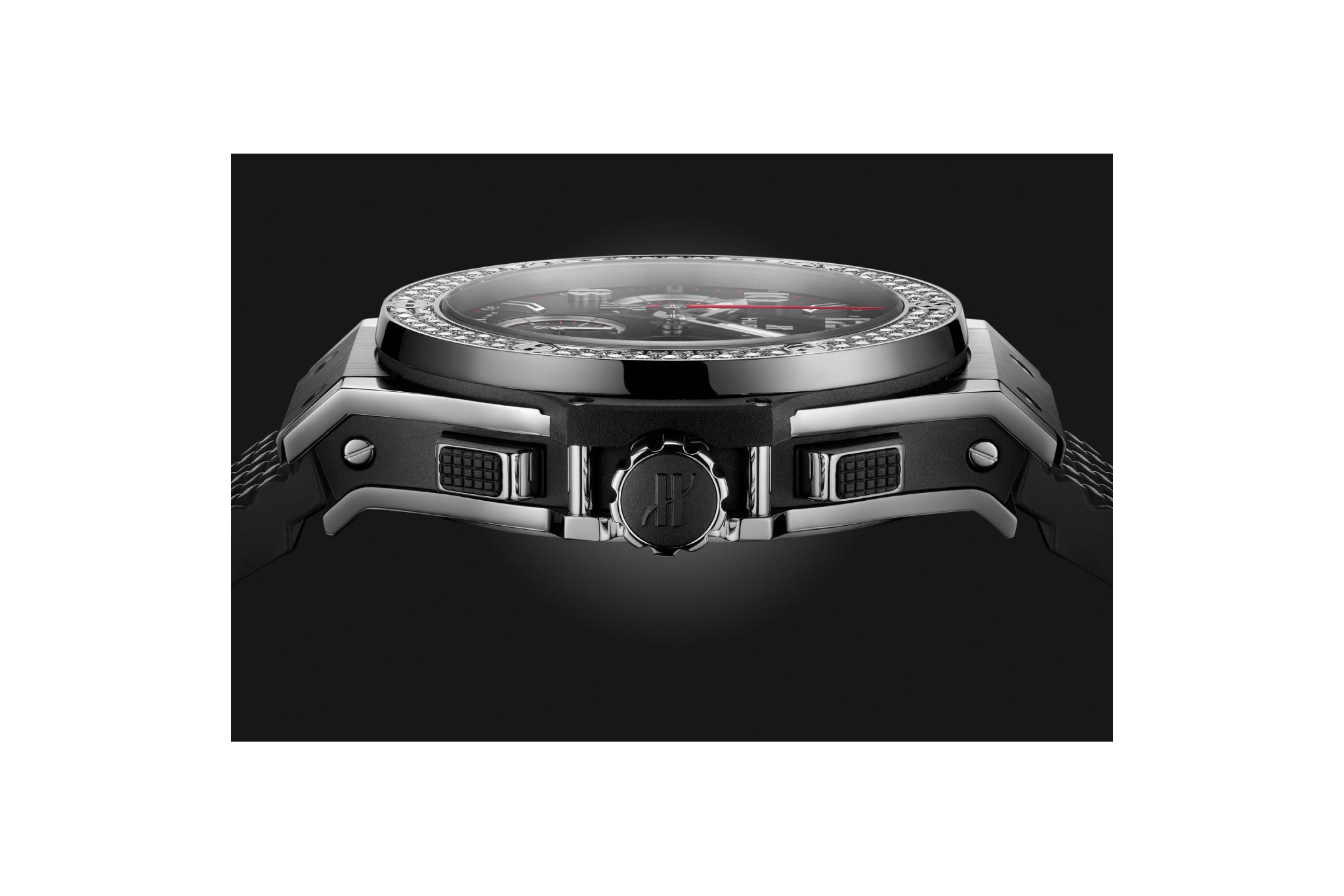 Men's watch / unisex  HUBLOT, Big Bang Steel Diamonds / 41mm, SKU: 341.SX.130.RX.114 | watchphilosophy.co.uk