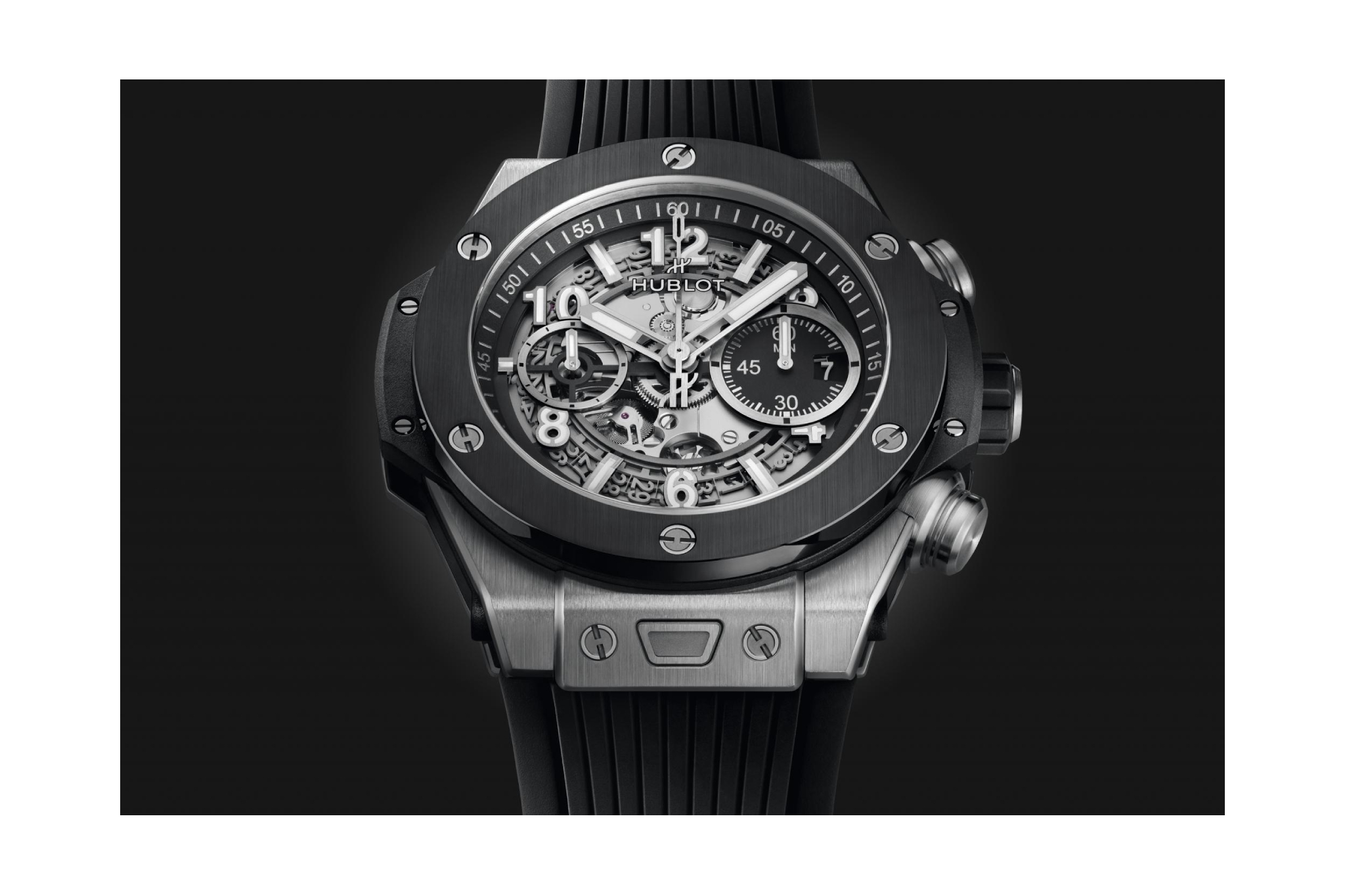 Men's watch / unisex  HUBLOT, Big Bang Unico Titanium Ceramic / 44mm, SKU: 421.NM.1170.RX | watchphilosophy.co.uk