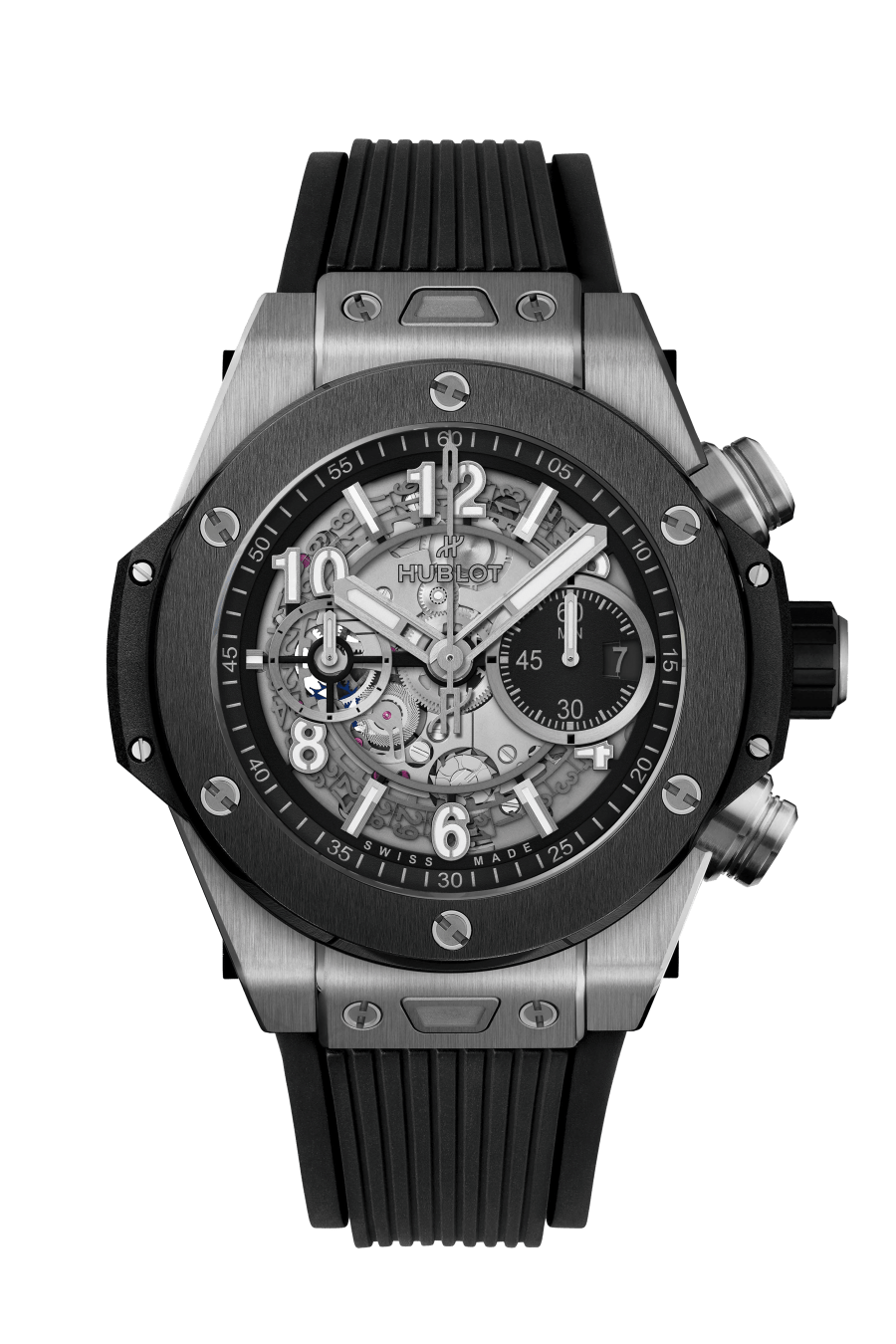 Men's watch / unisex  HUBLOT, Big Bang Unico Titanium Ceramic / 44mm, SKU: 421.NM.1170.RX | watchphilosophy.co.uk