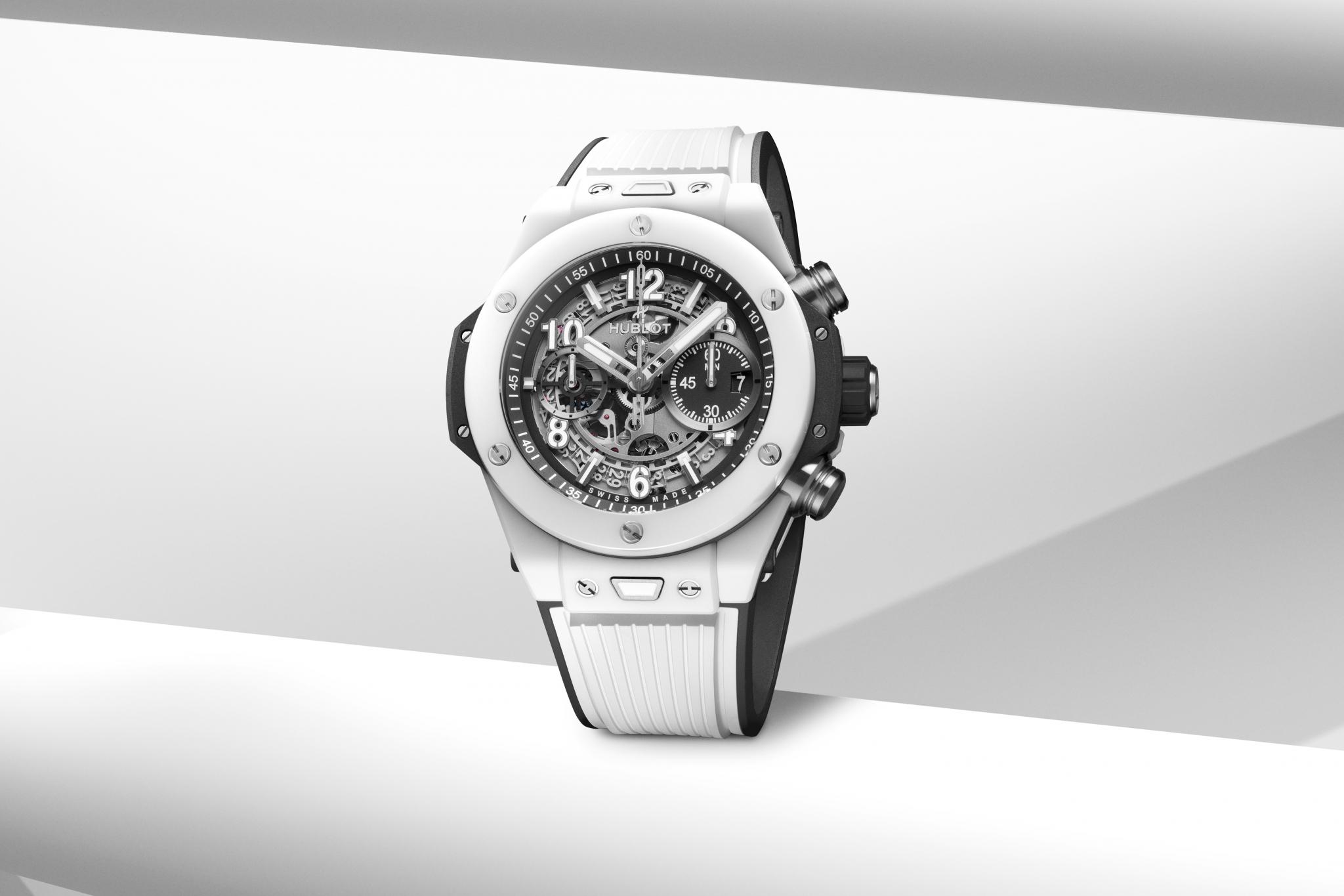 Men's watch / unisex  HUBLOT, Big Bang Unico White Ceramic / 44mm, SKU: 421.HX.1170.RX | watchphilosophy.co.uk