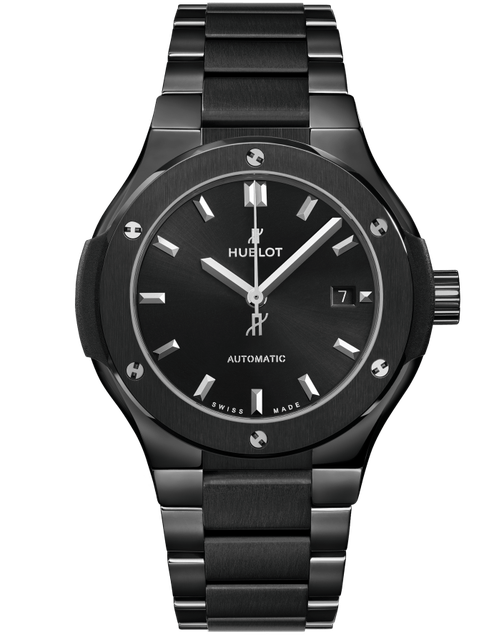 Men's watch / unisex  HUBLOT, Classic Fusion Black Magic Bracelet / 33mm, SKU: 585.CM.1470.CM | watchphilosophy.co.uk