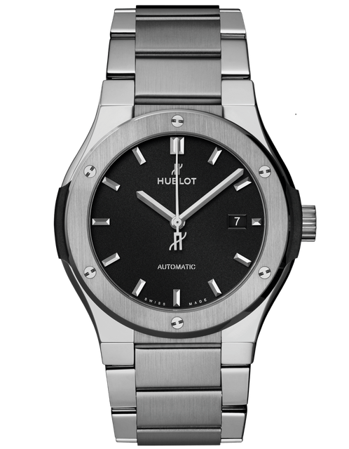 Men's watch / unisex  HUBLOT, Classic Fusion Titanium Bracelet / 42mm, SKU: 548.NX.1170.NX | watchphilosophy.co.uk