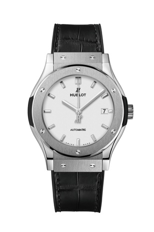 Men's watch / unisex  HUBLOT, Classic Fusion Titanium Opalin / 42mm, SKU: 542.NX.2611.LR | watchphilosophy.co.uk