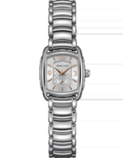 Ladies' watch  HAMILTON, American Classic Bagley Quartz / 23mm x 28,5mm, SKU: H12351155 | watchphilosophy.co.uk
