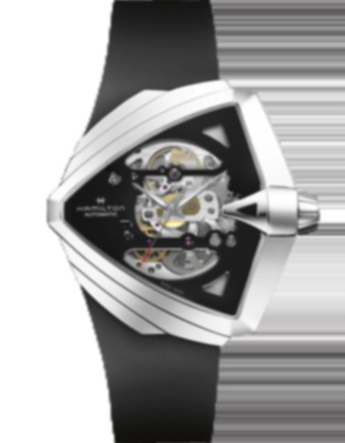 Men's watch / unisex  HAMILTON, Ventura XXL Skeleton Auto / 45,5mm x 46mm, SKU: H24625330 | watchphilosophy.co.uk