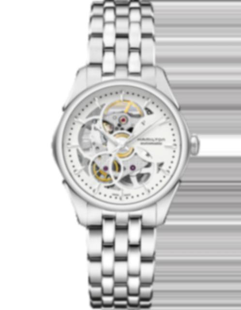 Ladies' watch  HAMILTON, Jazzmaster Skeleton Lady Auto / 36mm, SKU: H32405111 | watchphilosophy.co.uk