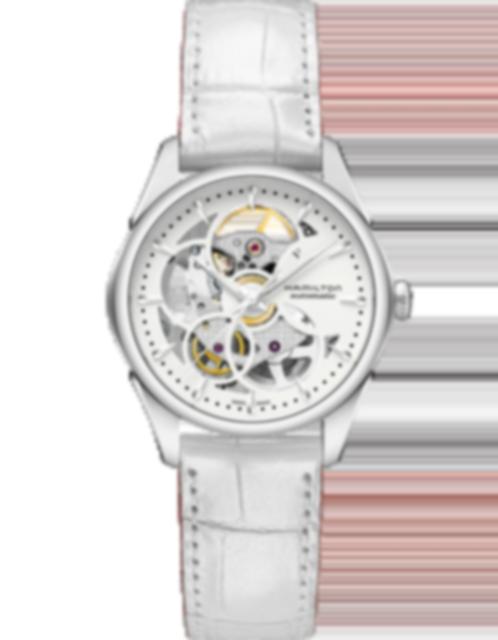Ladies' watch  HAMILTON, Jazzmaster Skeleton Lady Auto / 36mm, SKU: H32405811 | watchphilosophy.co.uk