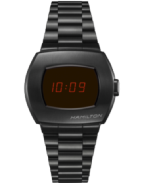 Men's watch / unisex  HAMILTON, American Classic PSR Digital Quartz / 40,8mm x 34,7mm, SKU: H52404130 | watchphilosophy.co.uk