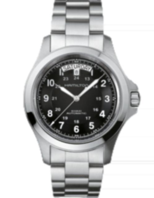 Men's watch / unisex  HAMILTON, Khaki Field King Auto /40mm, SKU: H64455133 | watchphilosophy.co.uk
