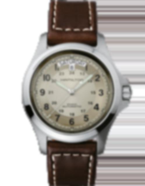 Men's watch / unisex  HAMILTON, Khaki Field King Auto /40mm, SKU: H64455523 | watchphilosophy.co.uk