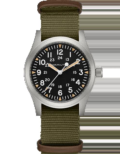 Men's watch / unisex  HAMILTON, Khaki Field Mechanical / 42mm, SKU: H69529933 | watchphilosophy.co.uk