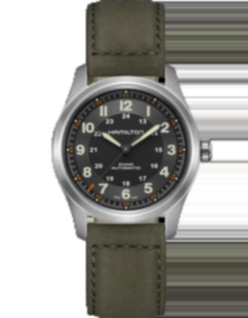 Men's watch / unisex  HAMILTON, Khaki Field Titanium Auto / 38mm, SKU: H70205830 | watchphilosophy.co.uk