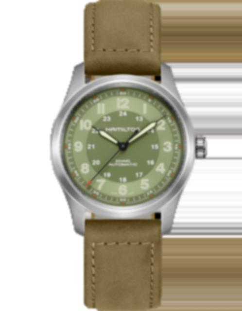 Men's watch / unisex  HAMILTON, Khaki Field Titanium Auto / 38mm, SKU: H70205860 | watchphilosophy.co.uk
