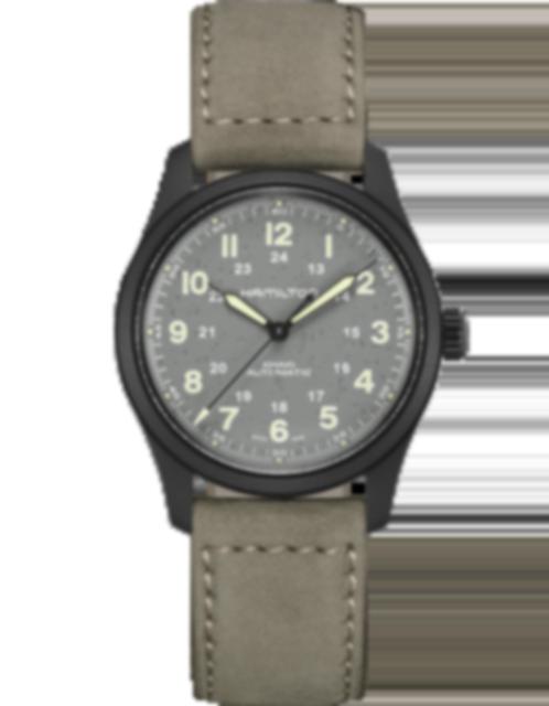 Men's watch / unisex  HAMILTON, Khaki Field Titanium Auto / 38mm, SKU: H70215880 | watchphilosophy.co.uk