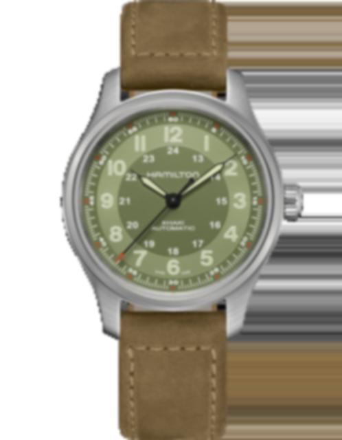 Men's watch / unisex  HAMILTON, Khaki Field Titanium Auto / 42mm, SKU: H70545560 | watchphilosophy.co.uk