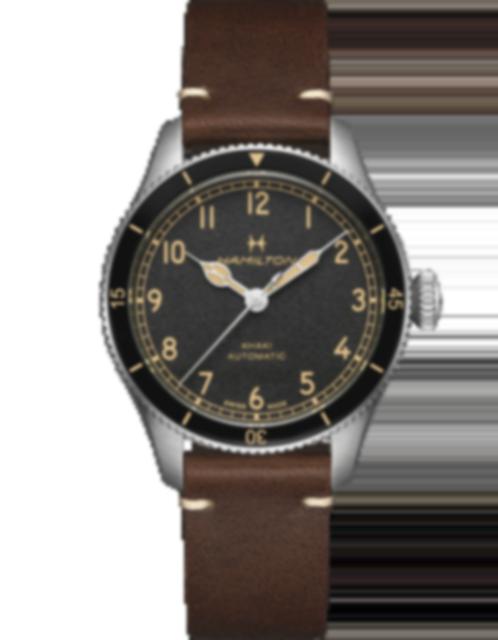 Men's watch / unisex  HAMILTON, Khaki Aviation Pilot Pioneer / 38mm, SKU: H76205530 | watchphilosophy.co.uk