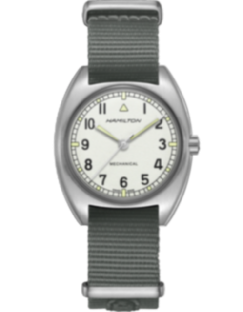 Men's watch / unisex  HAMILTON, Khaki Aviation Pilot Pioneer Mechanical / 36mm x 33mm, SKU: H76419951 | watchphilosophy.co.uk
