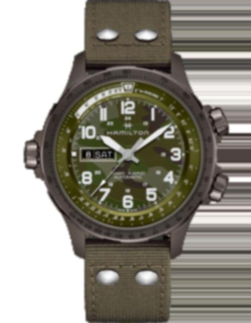 Men's watch / unisex  HAMILTON, Khaki Aviation X-Wind Auto / 45mm, SKU: H77775960 | watchphilosophy.co.uk