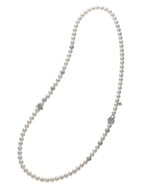 Women Jewellery  MIKIMOTO, Fortune Leaves Collection, SKU: KZ1515DW | watchphilosophy.co.uk