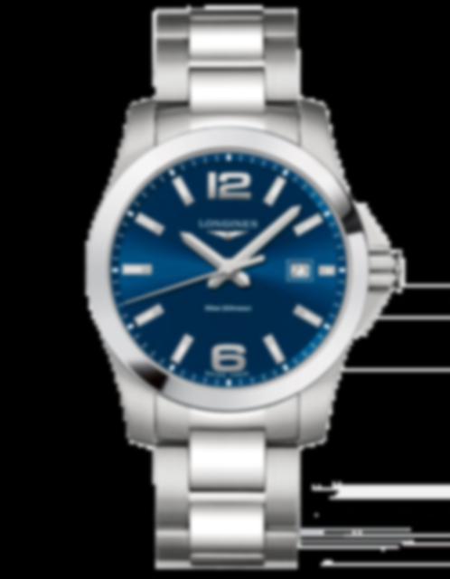 Men's watch / unisex  LONGINES, Conquest / 41mm, SKU: L3.759.4.96.6 | watchphilosophy.co.uk