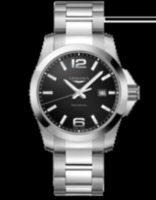Men's watch / unisex  LONGINES, Conquest / 43mm, SKU: L3.760.4.56.6 | watchphilosophy.co.uk
