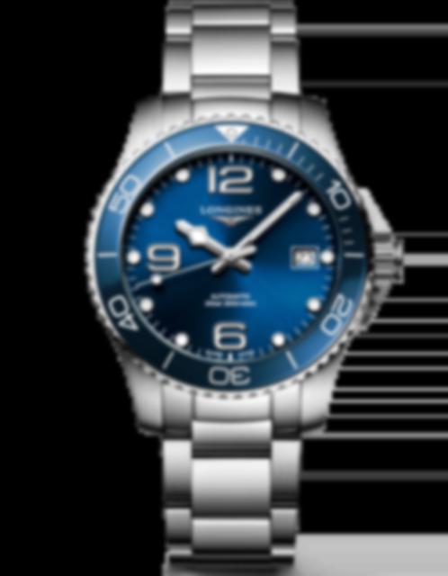 Men's watch / unisex  LONGINES, HydroСonquest / 39mm, SKU: L3.780.4.96.6 | watchphilosophy.co.uk