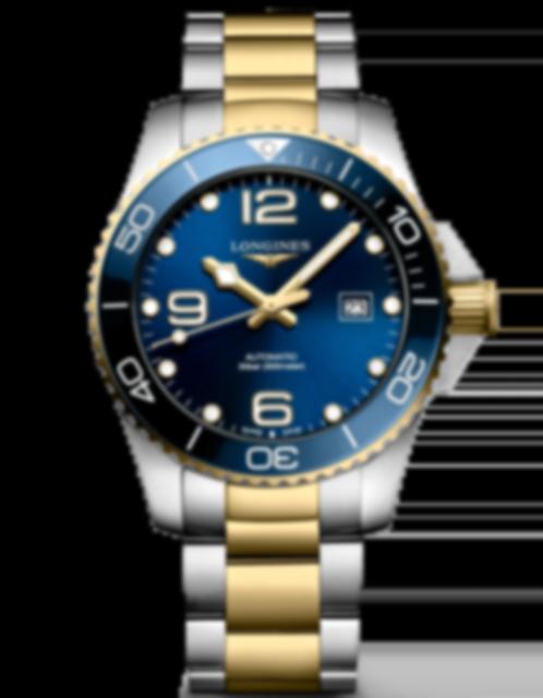 Men's watch / unisex  LONGINES, HydroConquest / 43mm, SKU: L3.782.3.96.7 | watchphilosophy.co.uk