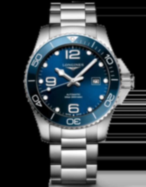 Men's watch / unisex  LONGINES, HydroConquest / 43mm, SKU: L3.782.4.96.6 | watchphilosophy.co.uk