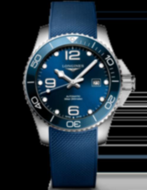 Men's watch / unisex  LONGINES, HydroConquest / 43mm, SKU: L3.782.4.96.9 | watchphilosophy.co.uk