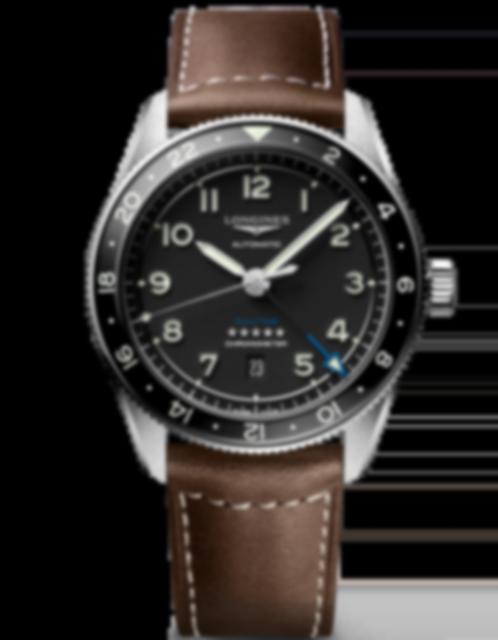 Men's watch / unisex  LONGINES, Spirit Zulu Time / 42mm, SKU: L3.812.4.53.2 | watchphilosophy.co.uk