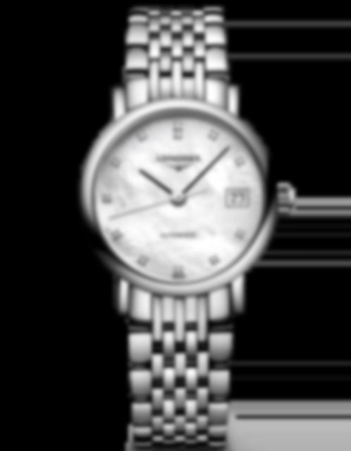 Ladies' watch  LONGINES, Elegant Collection / 25.50mm, SKU: L4.309.4.87.6 | watchphilosophy.co.uk
