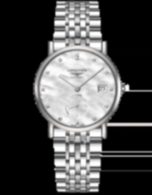 Ladies' watch  LONGINES, Elegant Collection / 34.50mm, SKU: L4.312.4.87.6 | watchphilosophy.co.uk